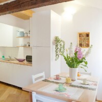 kitchen diner with table and chairs